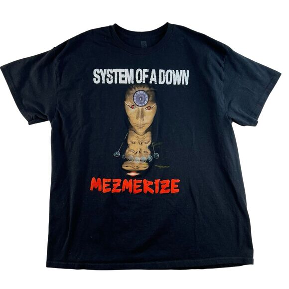 System of a Down Black Graphic Tee - Picture 1 of 8
